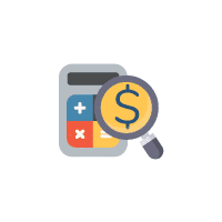 calculator money finance icon